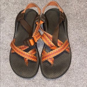 Red Vibram Sole Chacos